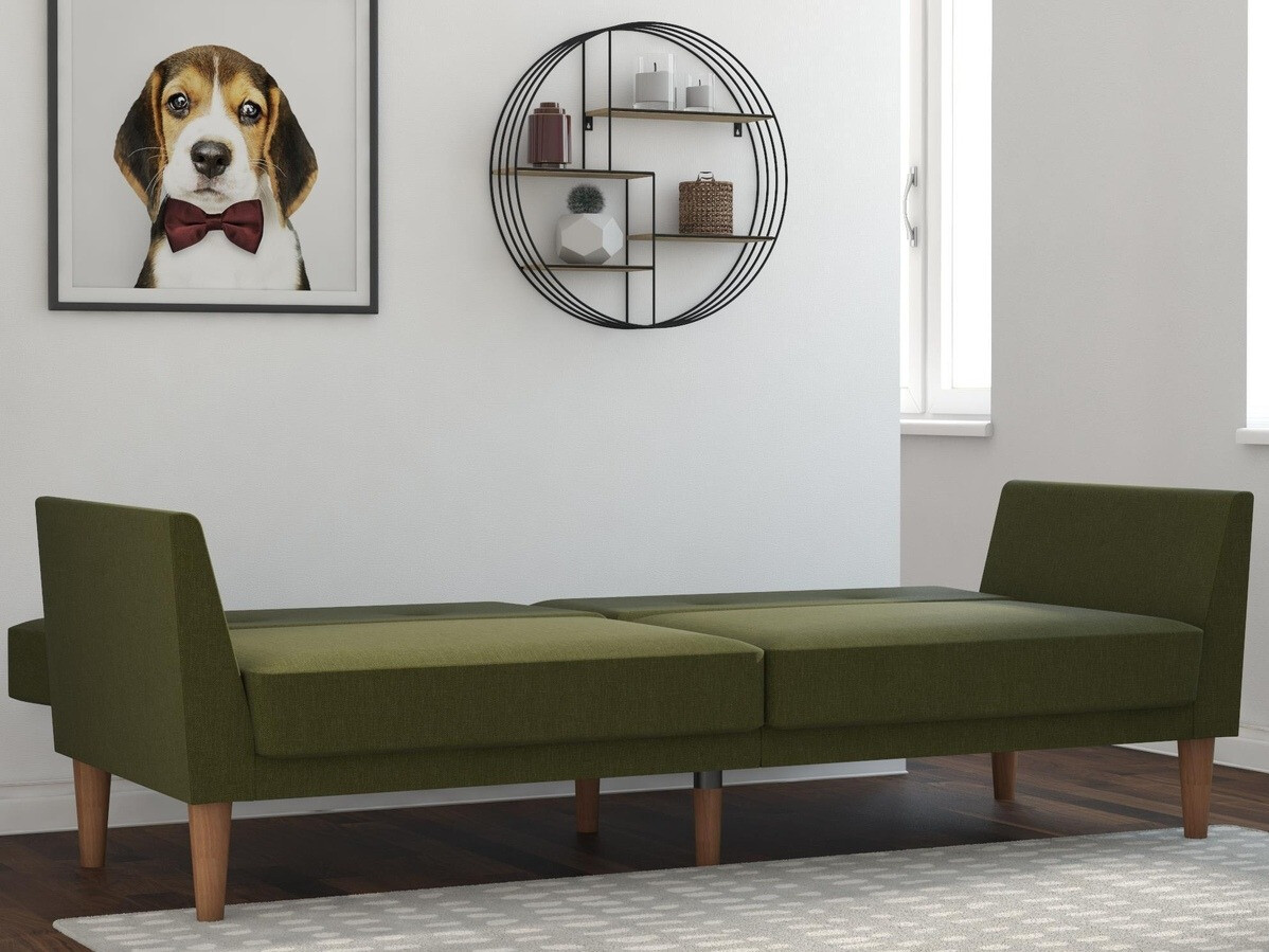 Разтегателен диван Novogratz 110 (Зелен)