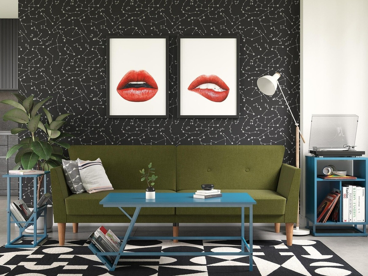 Разтегателен диван Novogratz 110 (Зелен)