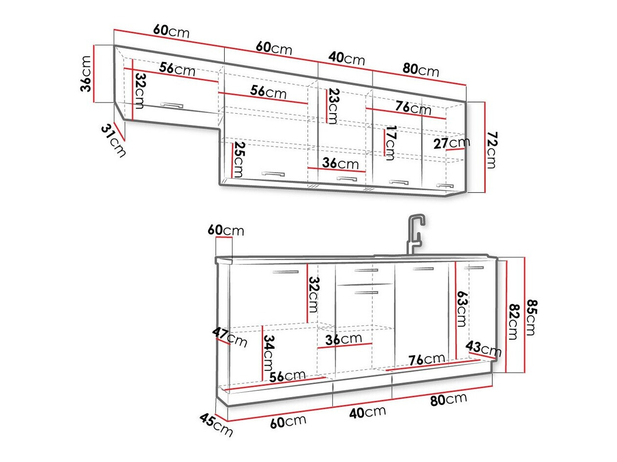 Комплект за кухня Trenton 173