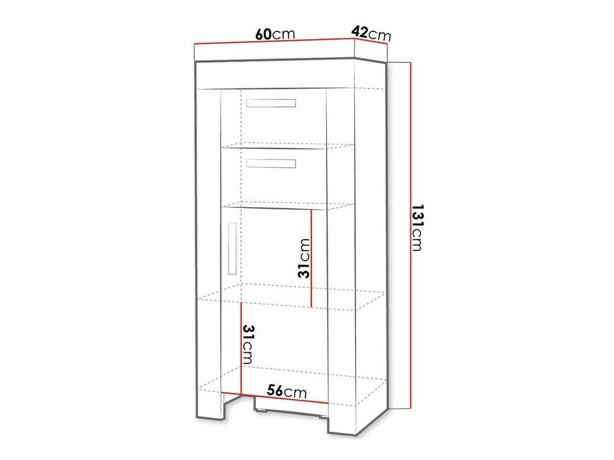Скрин Melfeli 105 (Сонома дъб)