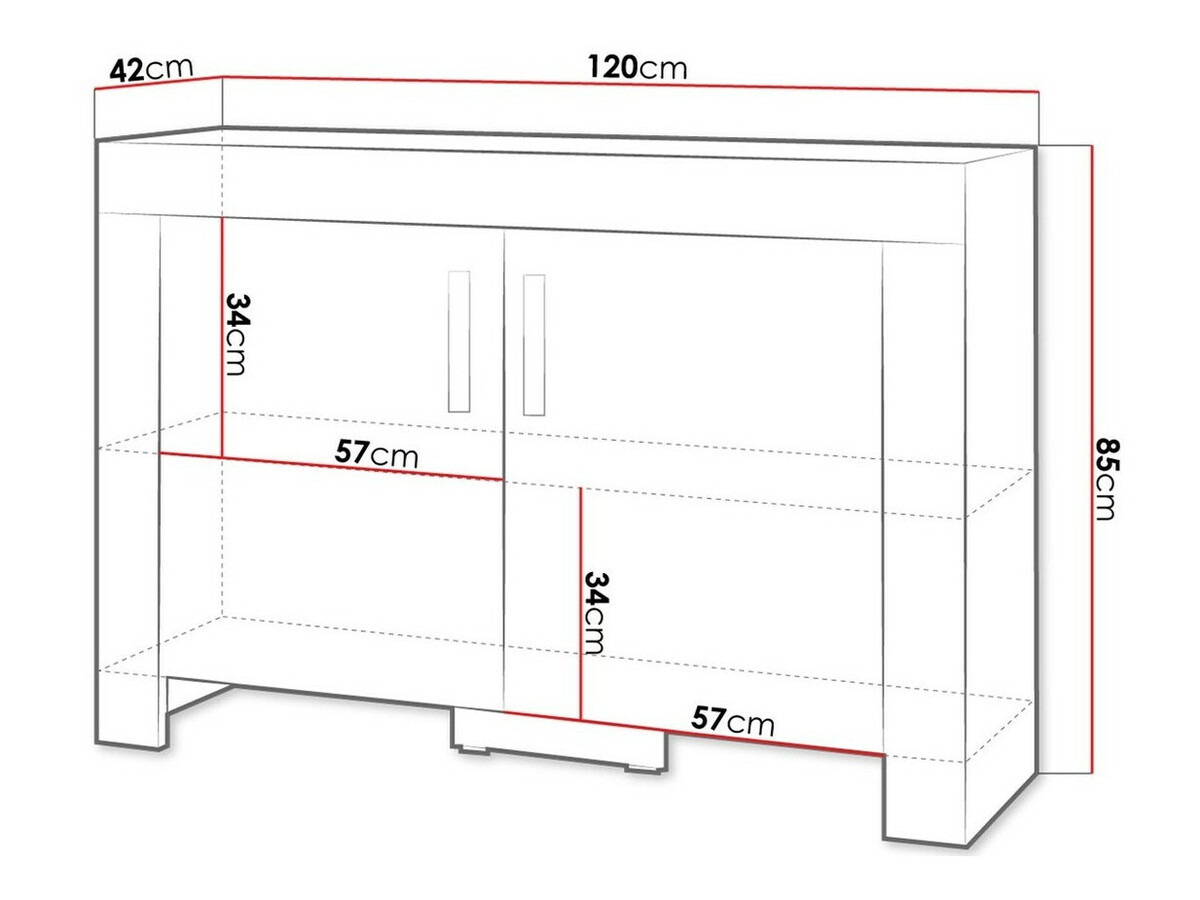 Шкаф Melfeli 109 (Сонома дъб)