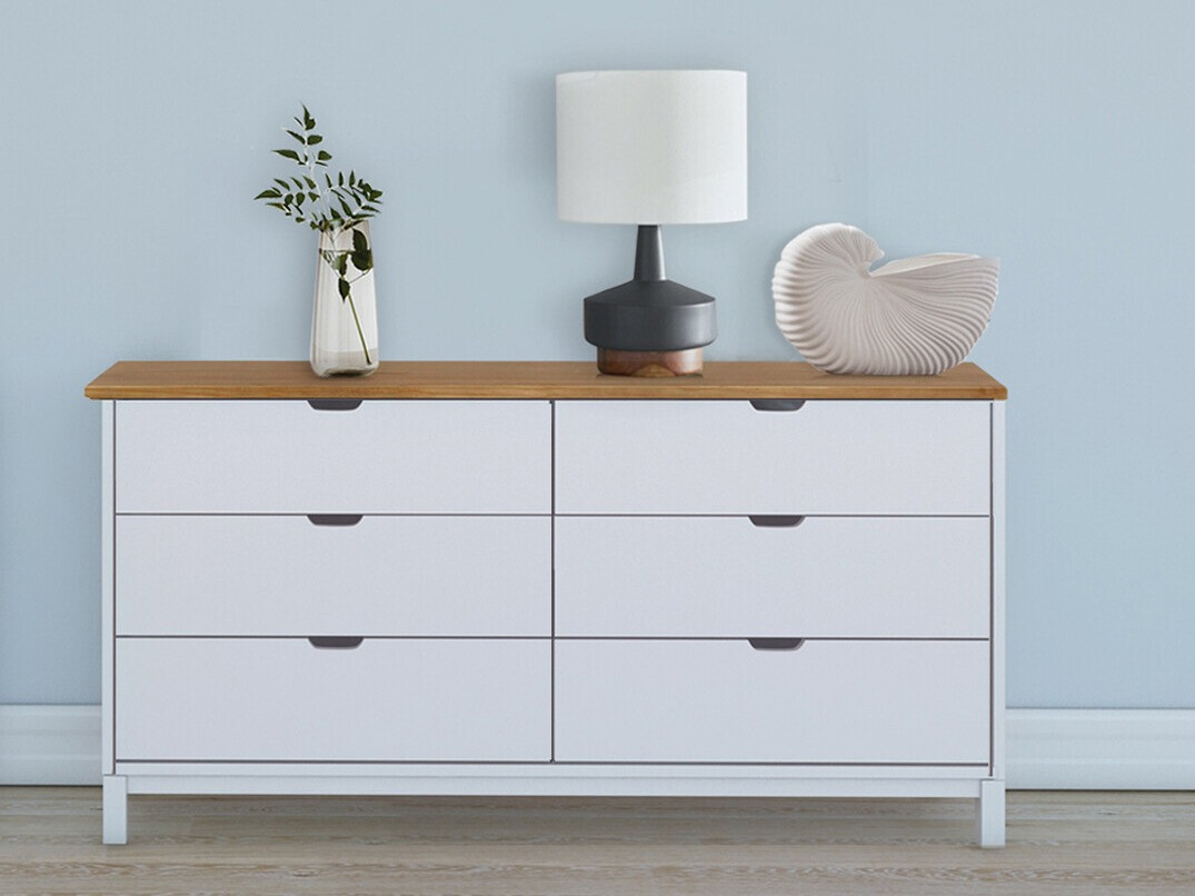 Скрин Denton 546 (Бял + Кафяв)