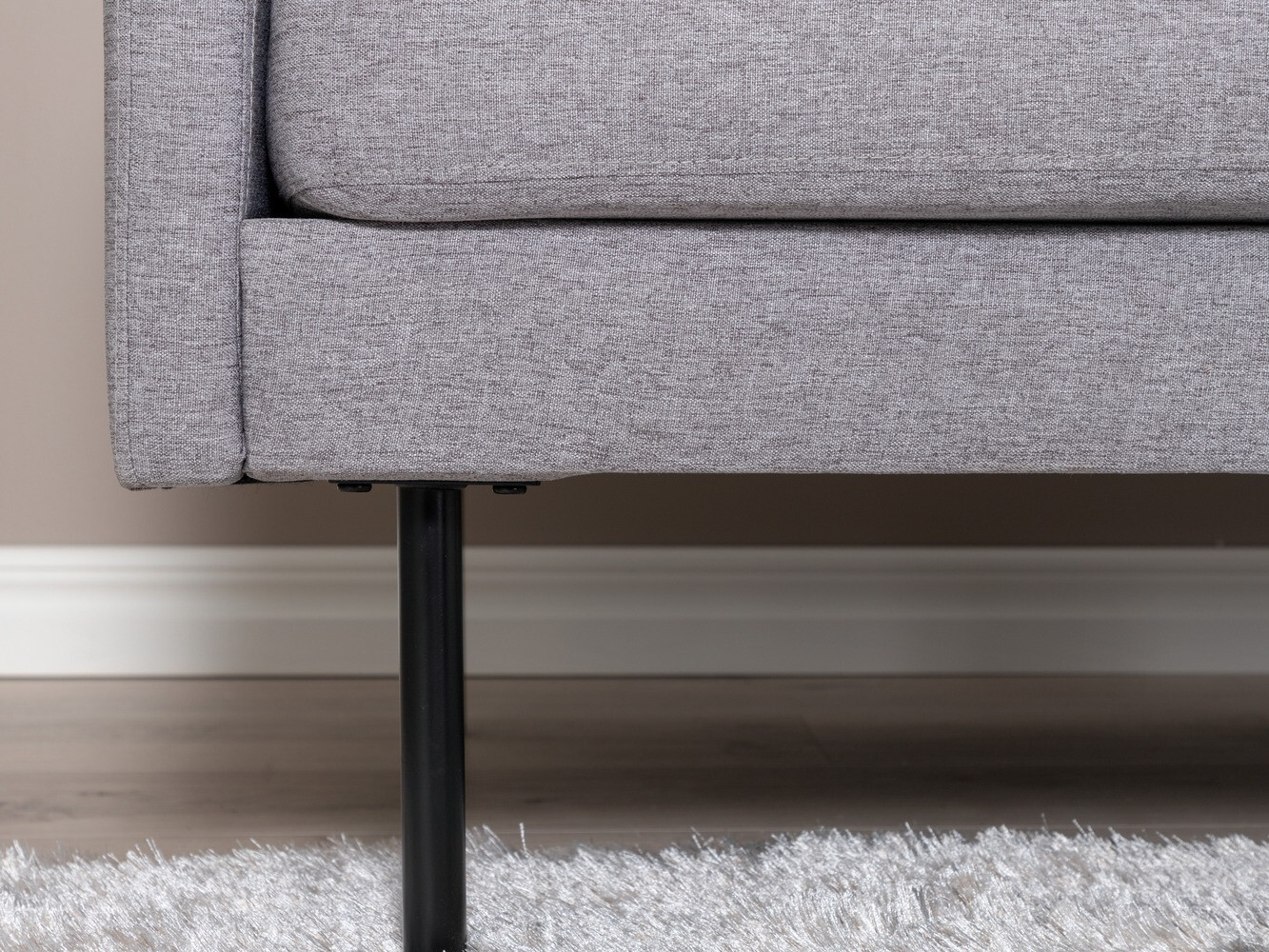 Диван Fercame 100 (Сив + Черен)