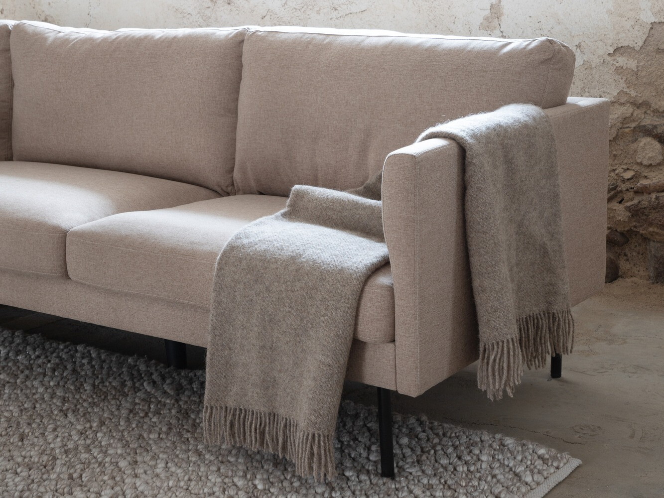 Диван Fercame 103 (Кафяв + Черен)