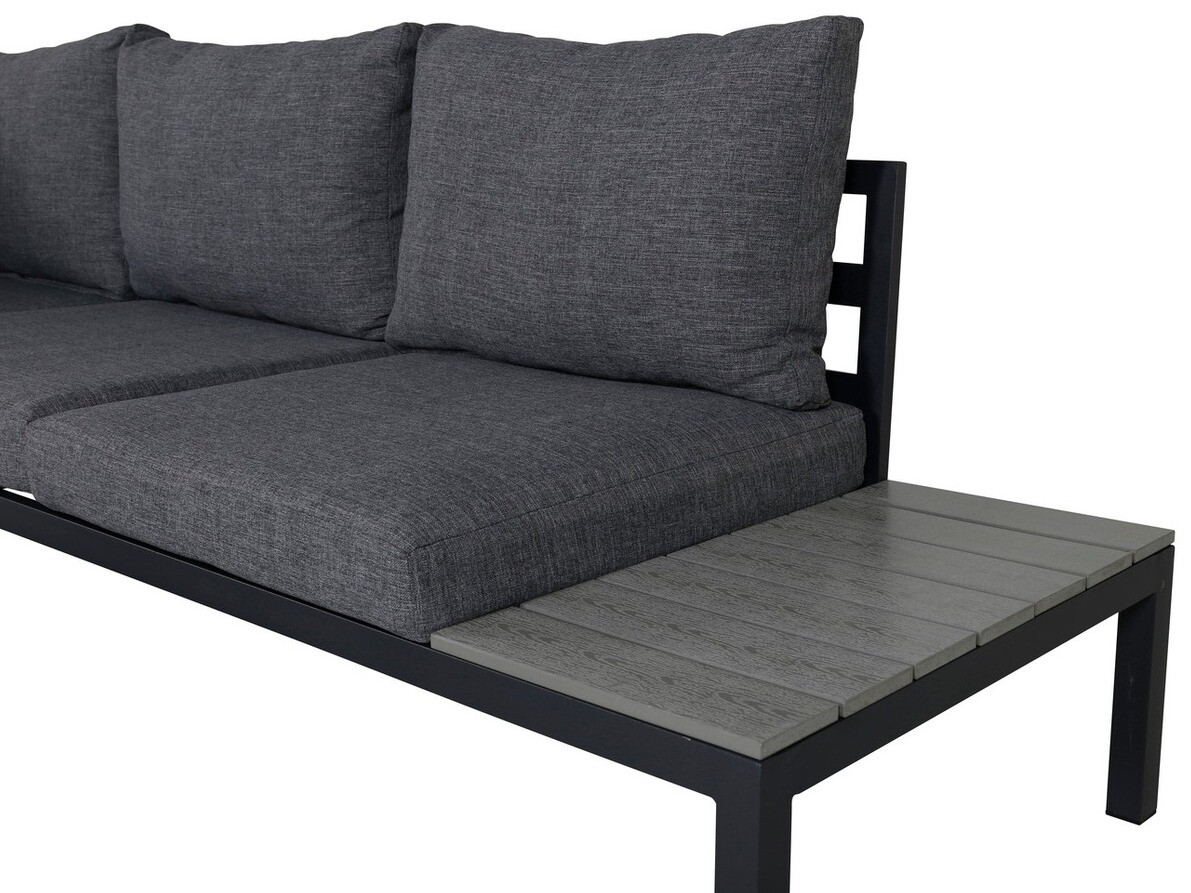 Градински комплект Dallas 2158 (Черен + Сив)