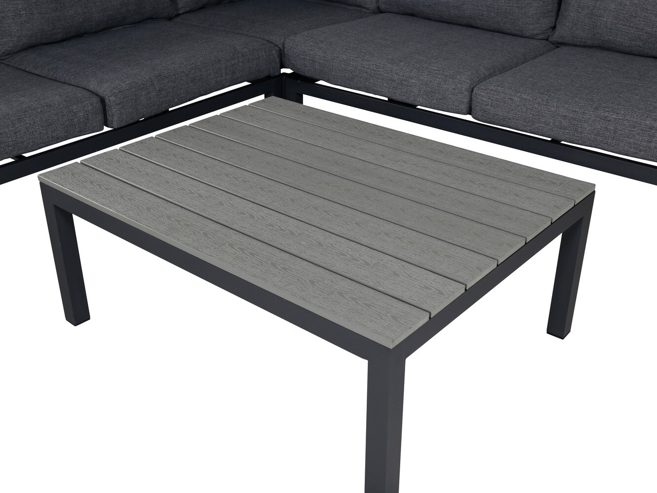 Градински комплект Dallas 2158 (Черен + Сив)