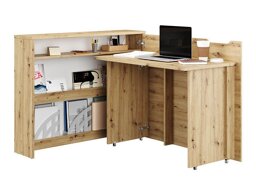 Ъглово офис бюро Concept Pro Lenart Levfere 101 (Artisan дъб)