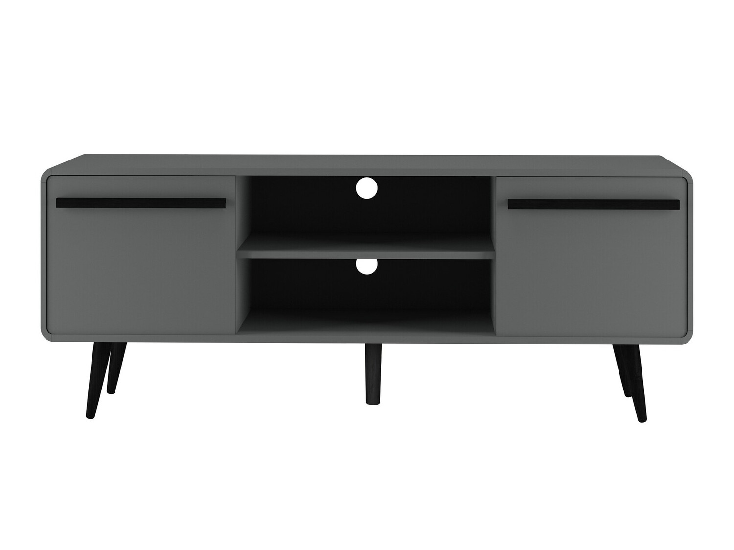 ТВ шкаф Denton 359 (Сив + Черен)