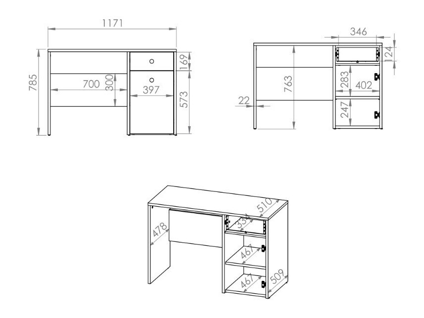 Офис бюро Madison L117
