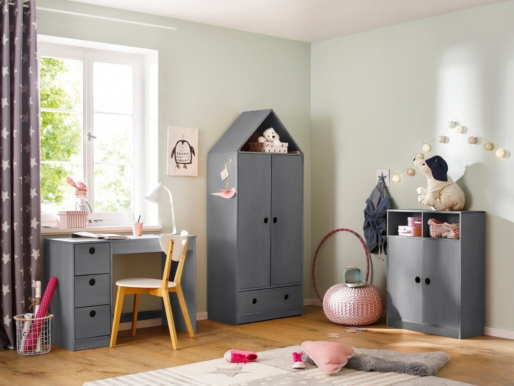 Гардероб Ruvfiva 119 (Сив)