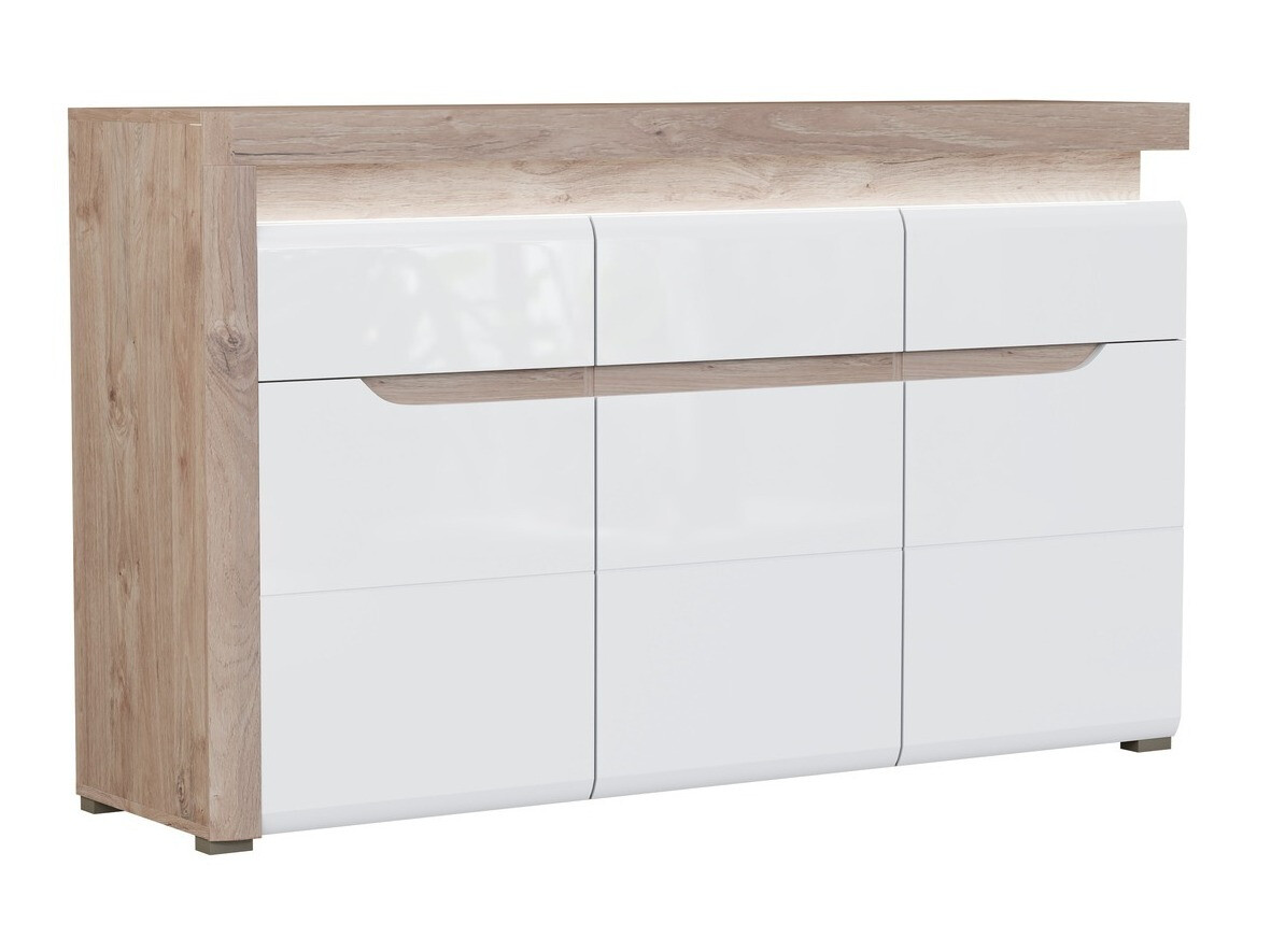 Скрин Revelmi 103 (Дъб + Бял гланц)