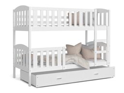 Двуетажно легло Aurora 104 (Бял)