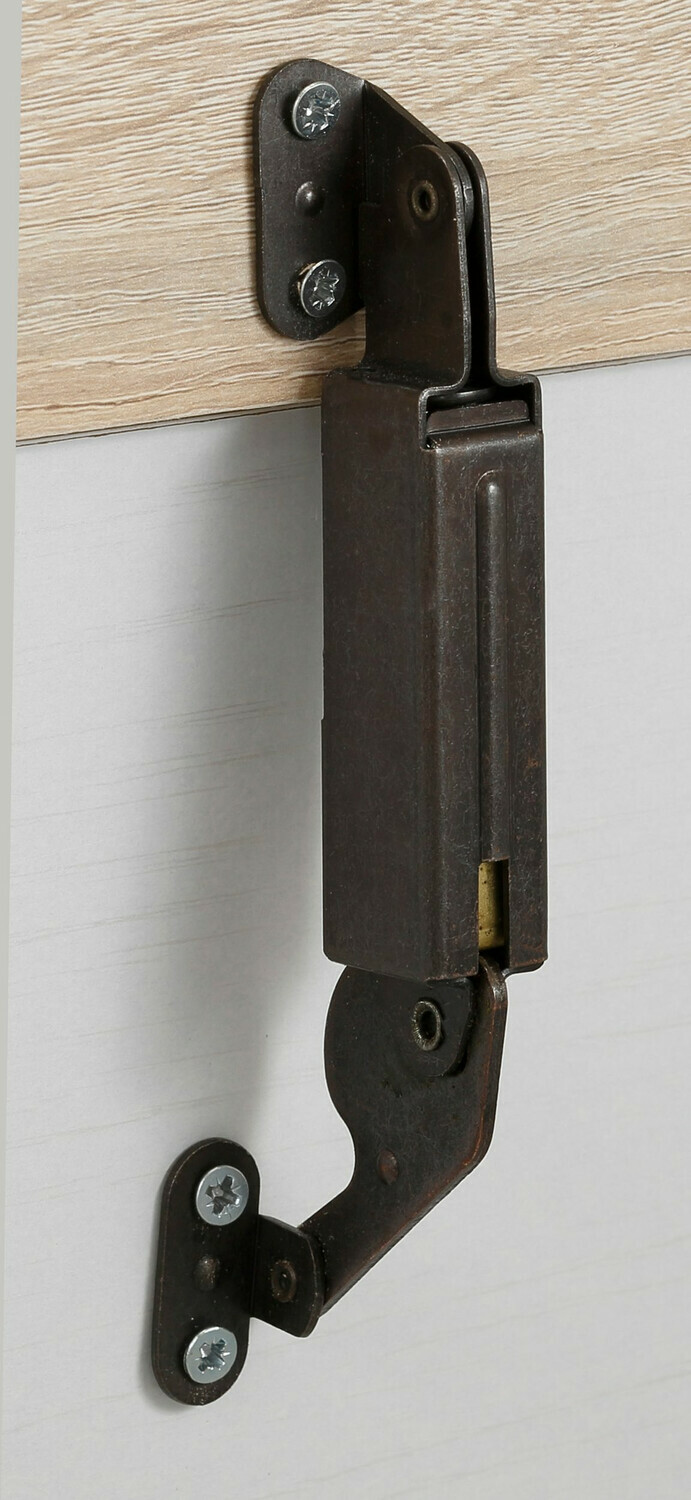 Кутия за съхранение Lirveri 104 (Бял + Светъл дъб)