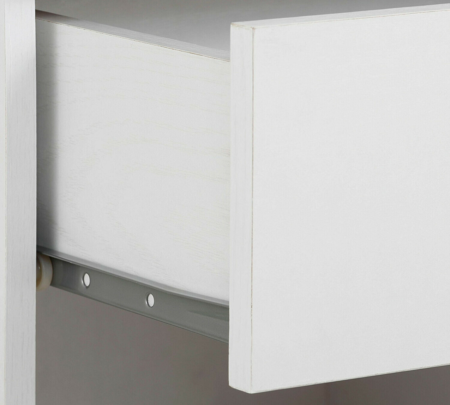 Нощно шкафче Lirveri 111 (Бял + Светъл дъб)