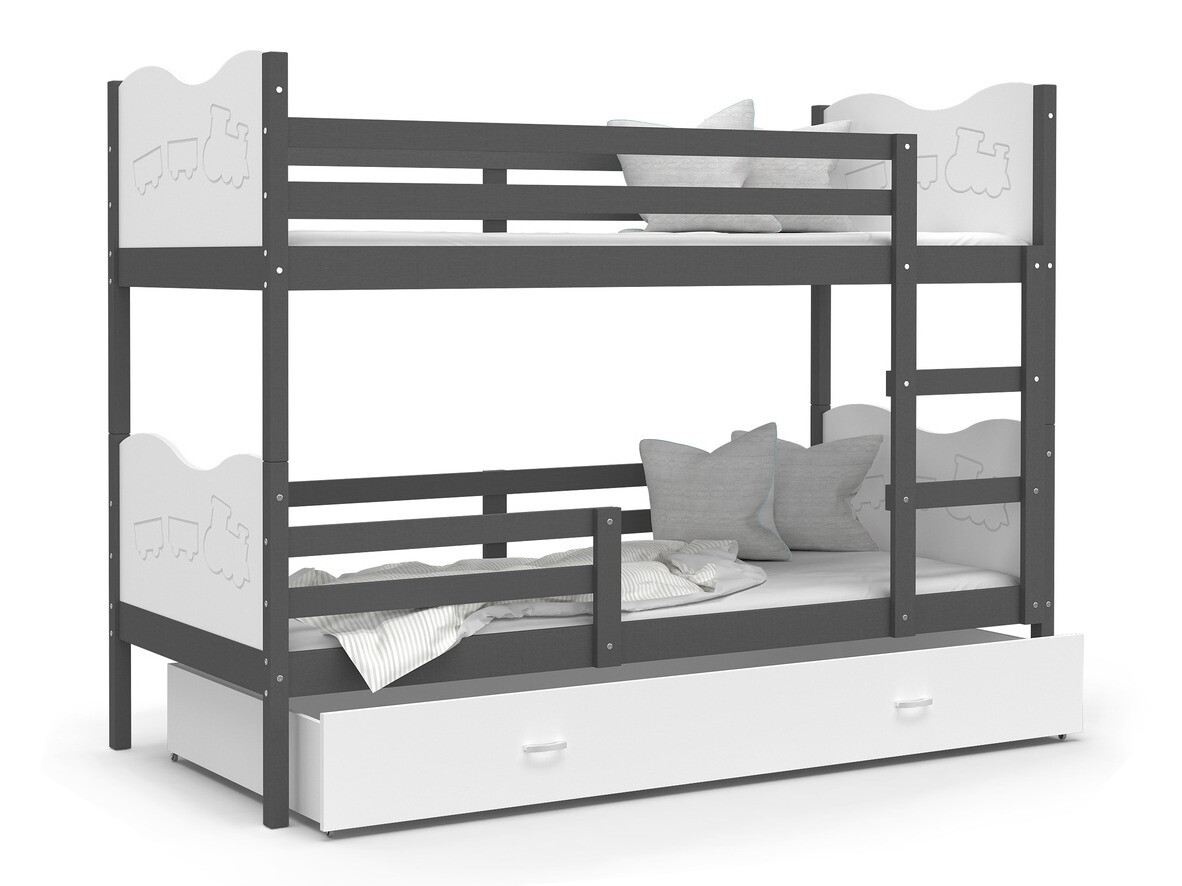 Двуетажно легло Aurora 111 (Сив)