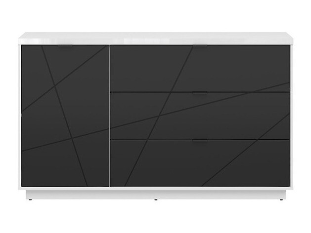 Скрин Fivale 100 (Бял гланц + Черен мат)