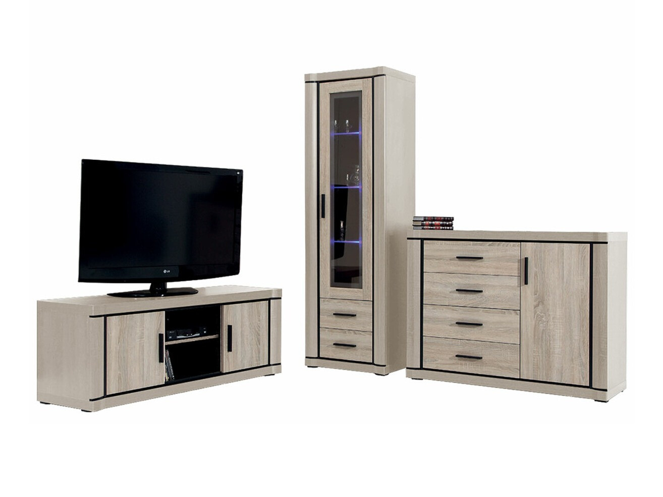 Комплект за хол Lorelie 122 (Сонома дъб)