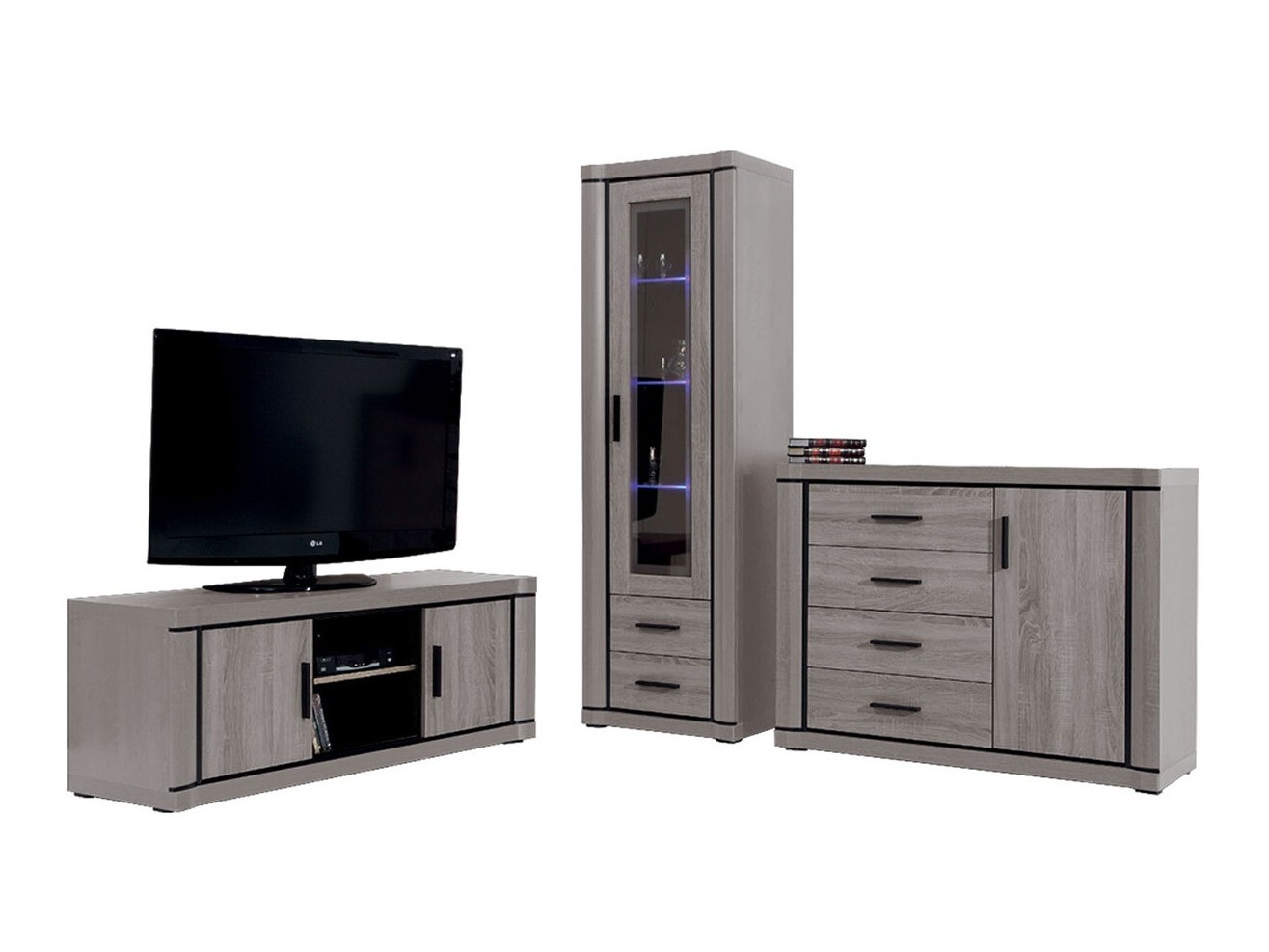 Комплект за хол Lorelie 122 (Трюфел дъб)