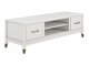 ТВ шкаф CosmoLiving by Cosmopolitan Belromu 103 (Бял)