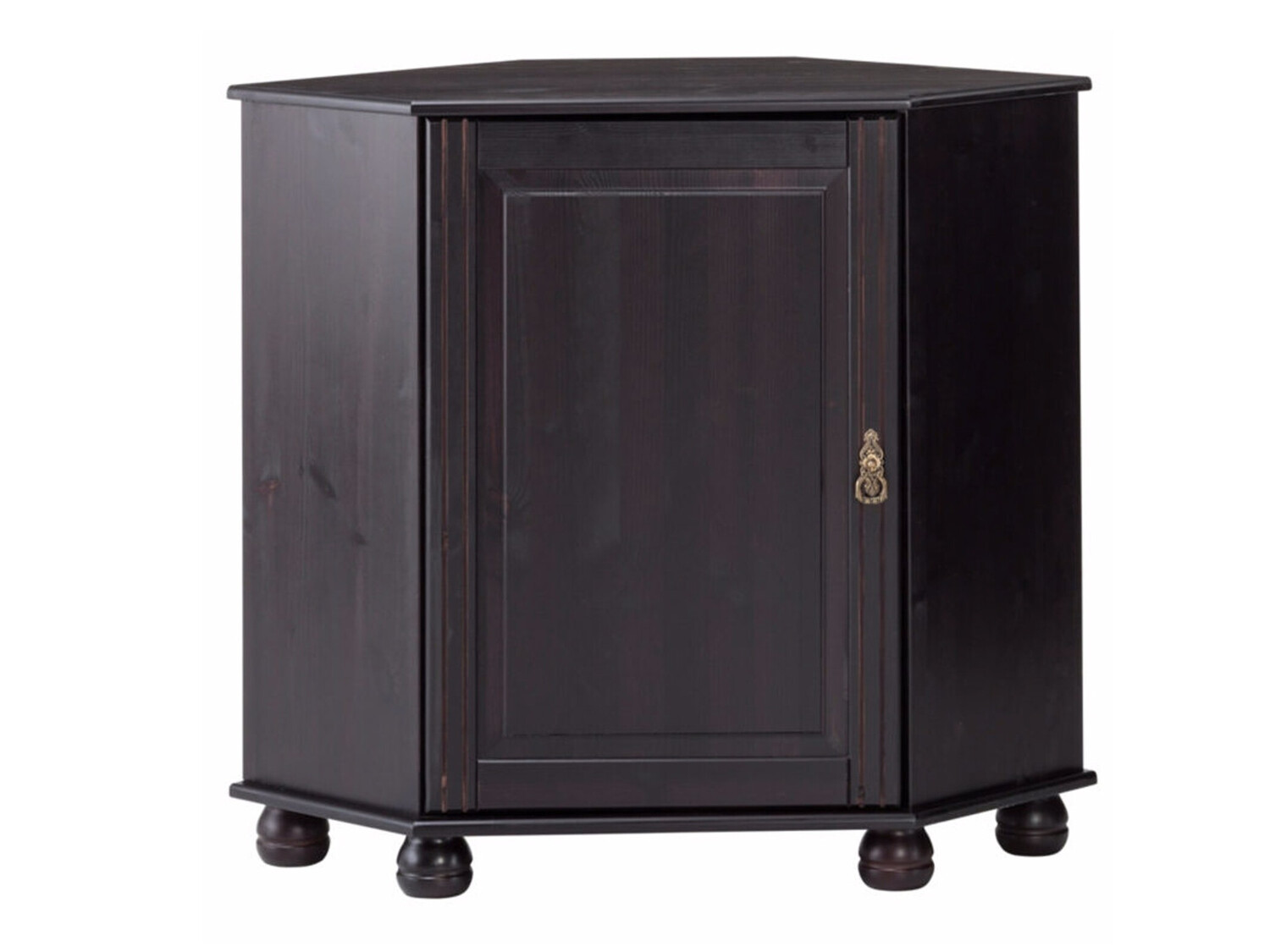 Ъглов шкаф Nolcore 105 (Тъмнокафяв)