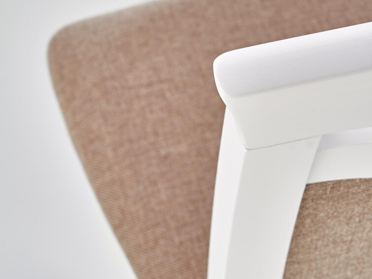 Стол Houston 578 (Бял + Светлокафяво)