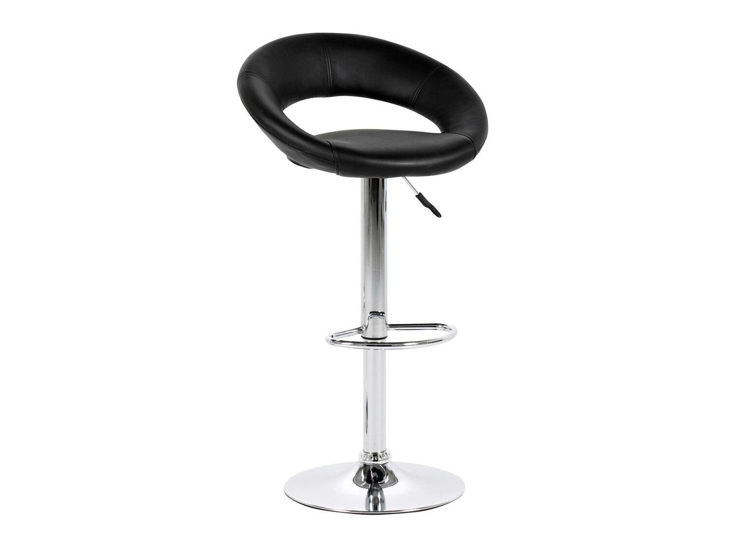 Нисък бар стол Norsica 110 (Черен)