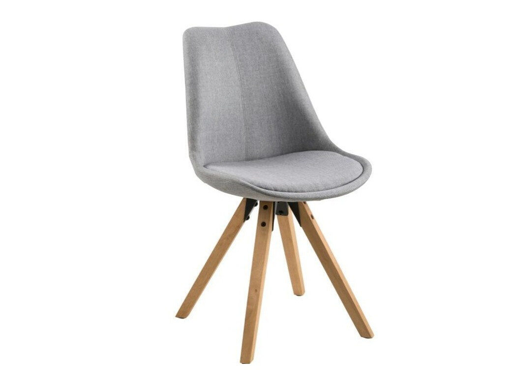 Стол Norsica 135 (Светло сив + Светлокафяво)