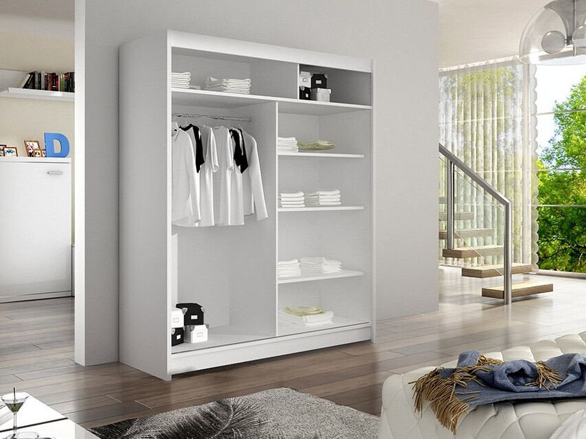 Гардероб Closico Vastor V (Черен + Artisan дъб)