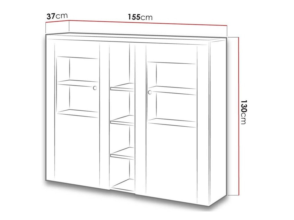 Шкаф Salelbo 105 (Riviera дъб)