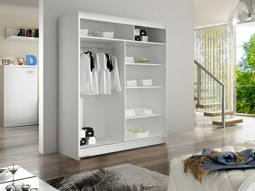 Гардероб Closico Salvor II (Черен + Artisan дъб)