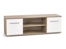 ТВ шкаф Cirveso 109 (Сонома дъб + Бял гланц)