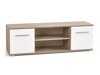 ТВ шкаф Cirveso 109 (Сонома дъб + Бял гланц)