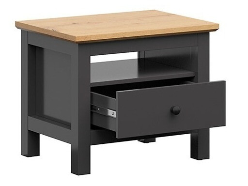 Комплект за спалня Sordoro 123 (Графит + Artisan дъб)