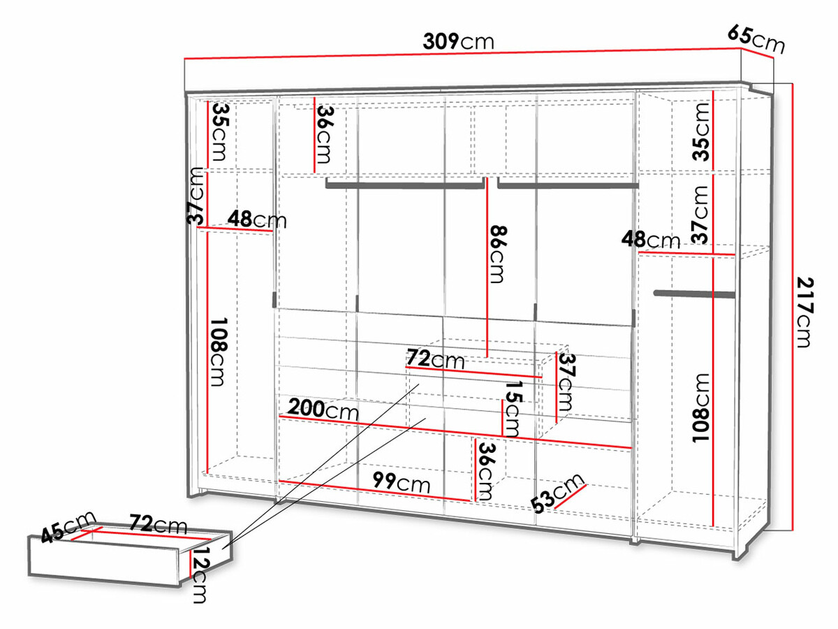 Гардероб Honolulu 152