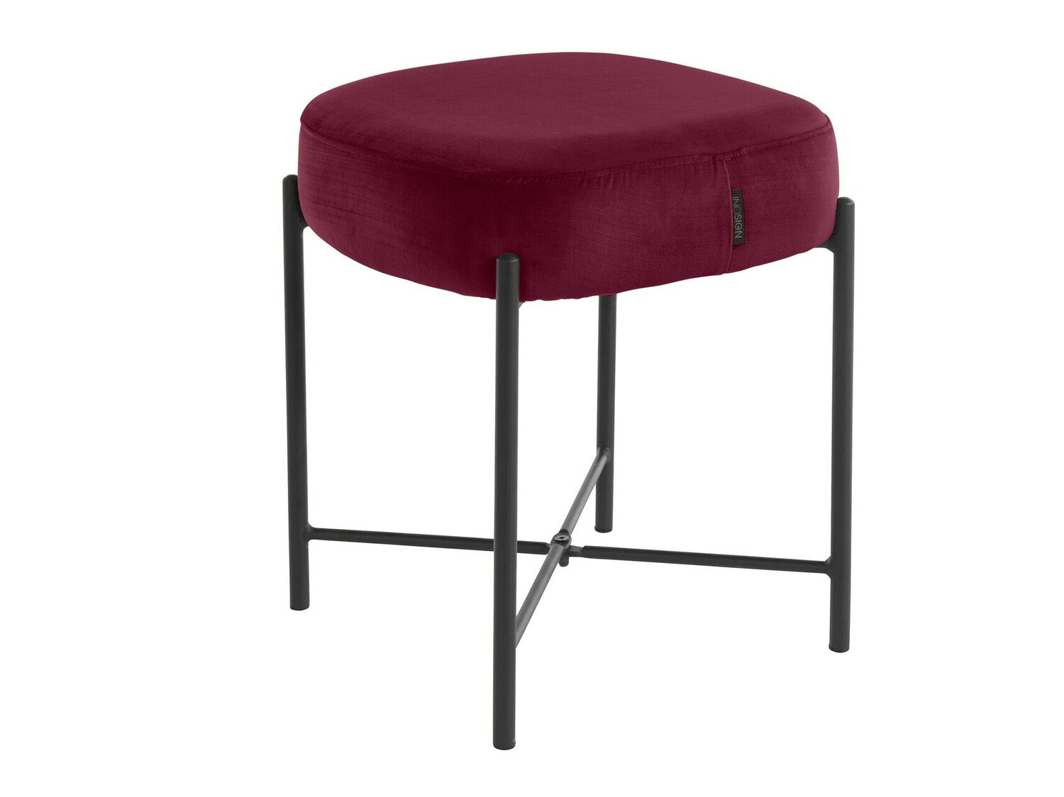 Табуретка Denton 225 (Пурпурен + Черен)