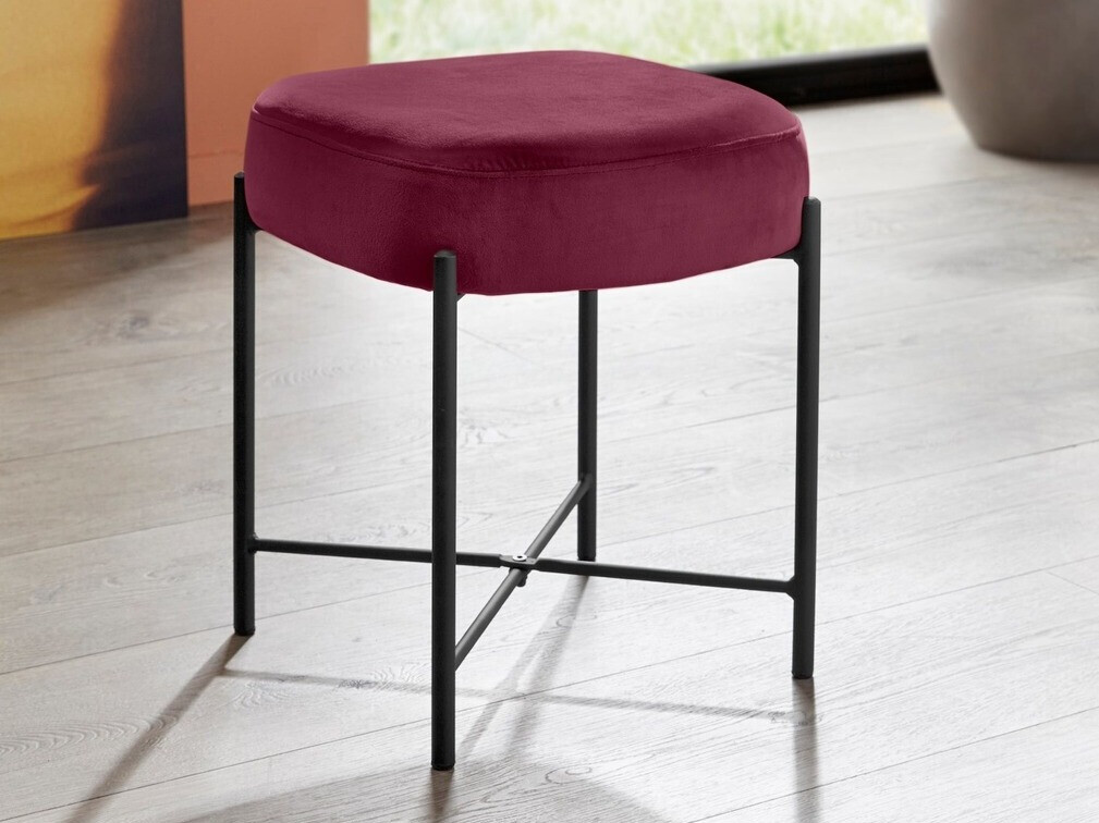 Табуретка Denton 225 (Пурпурен + Черен)
