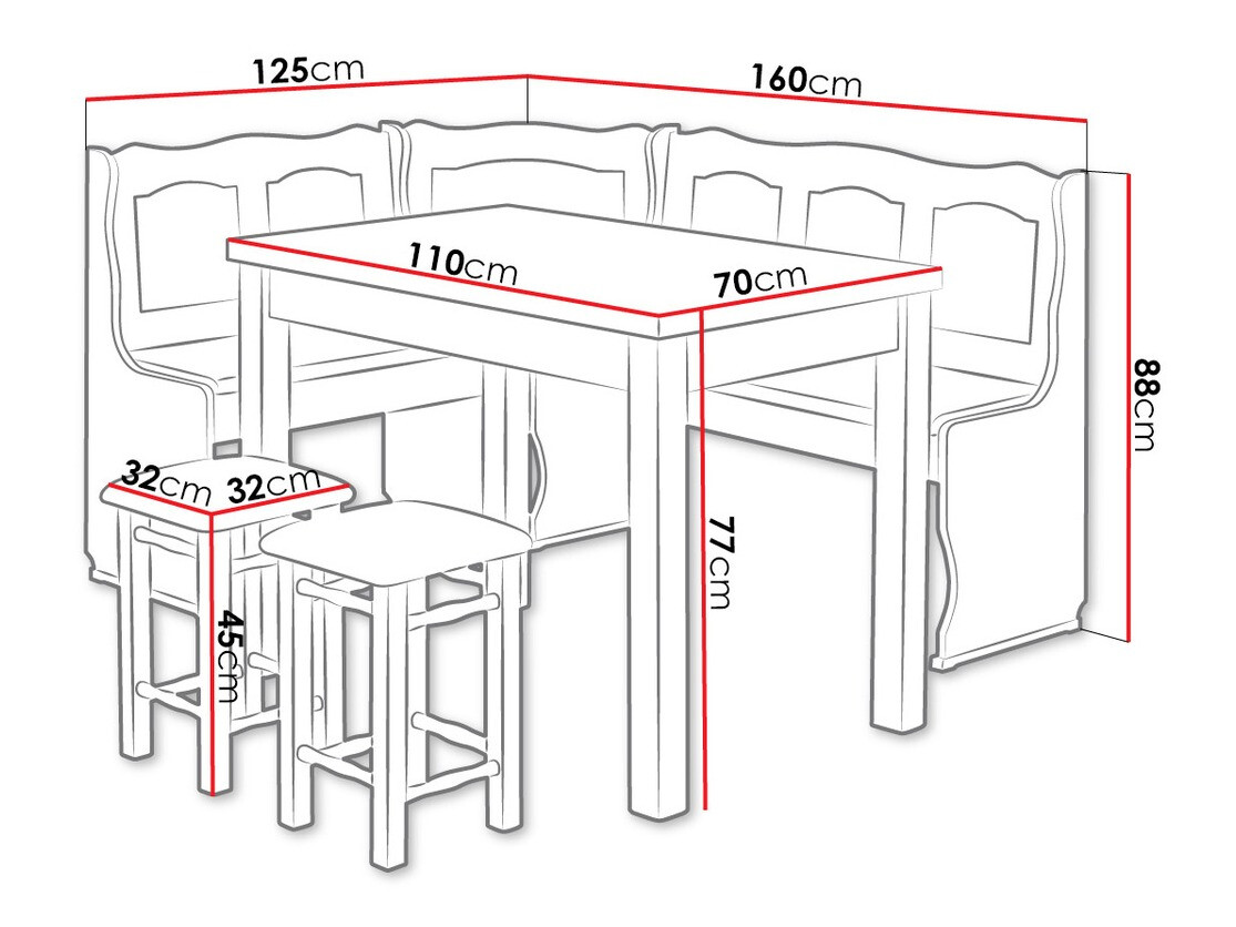 Кухненски ъгъл Edmond 102