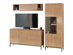 Комплект за хол Lomsore 110 (Ярък дърво)