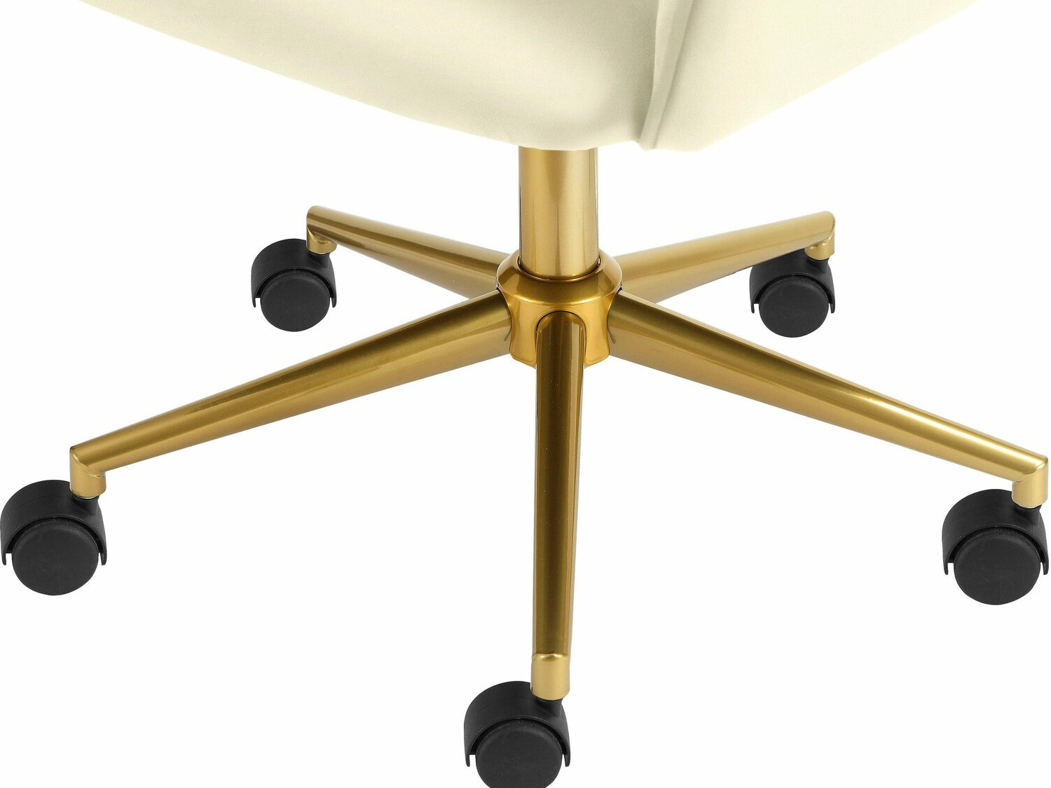 Офис стол Denton 470 (Бял + Златно)