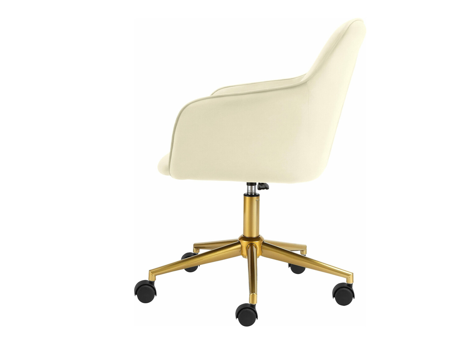 Офис стол Denton 470 (Бял + Златно)