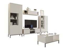 Комплект за хол Lomsore 108 (Бял)