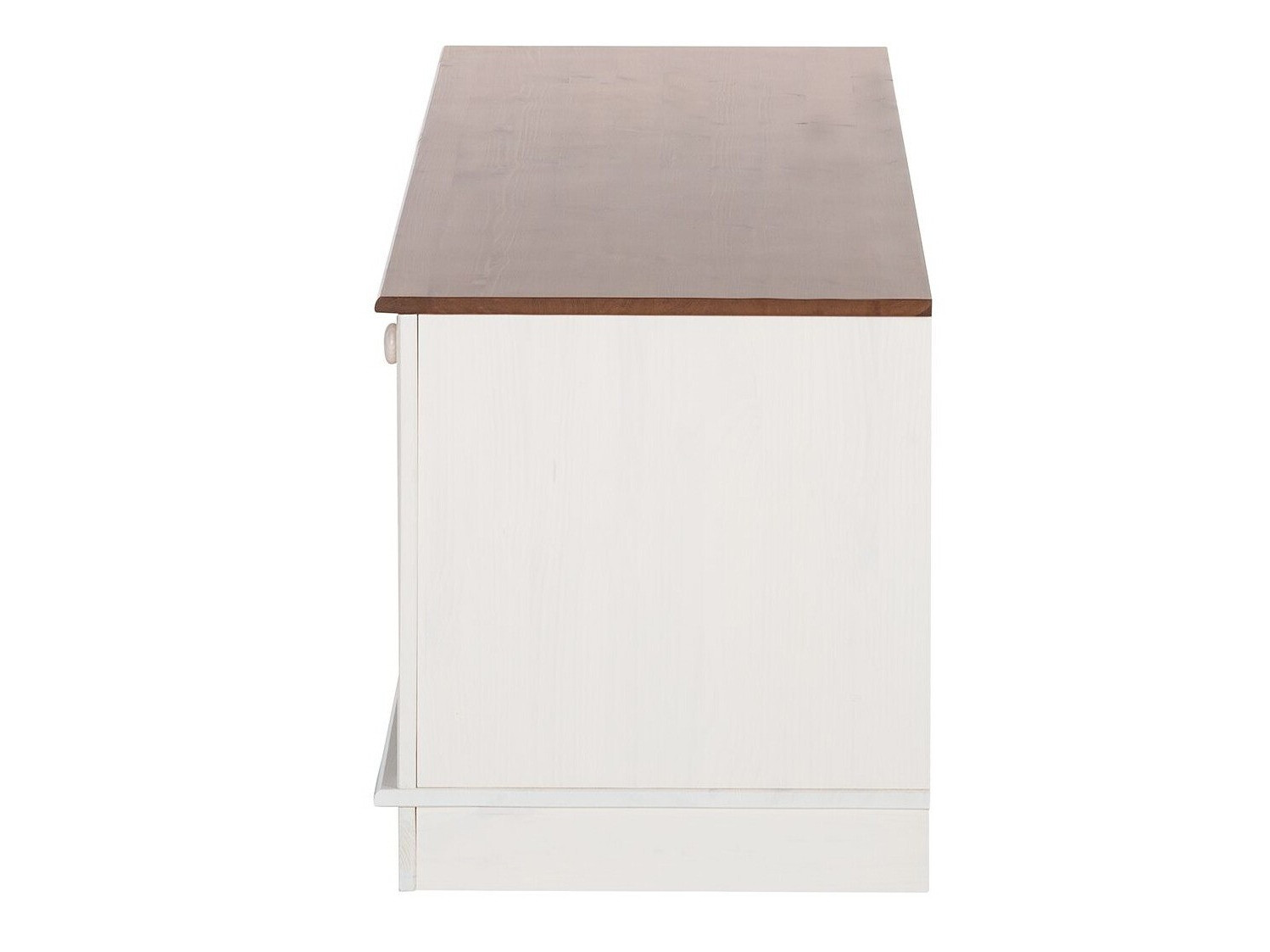 ТВ шкаф Saltoro 101 (Бял + Меден дъб)