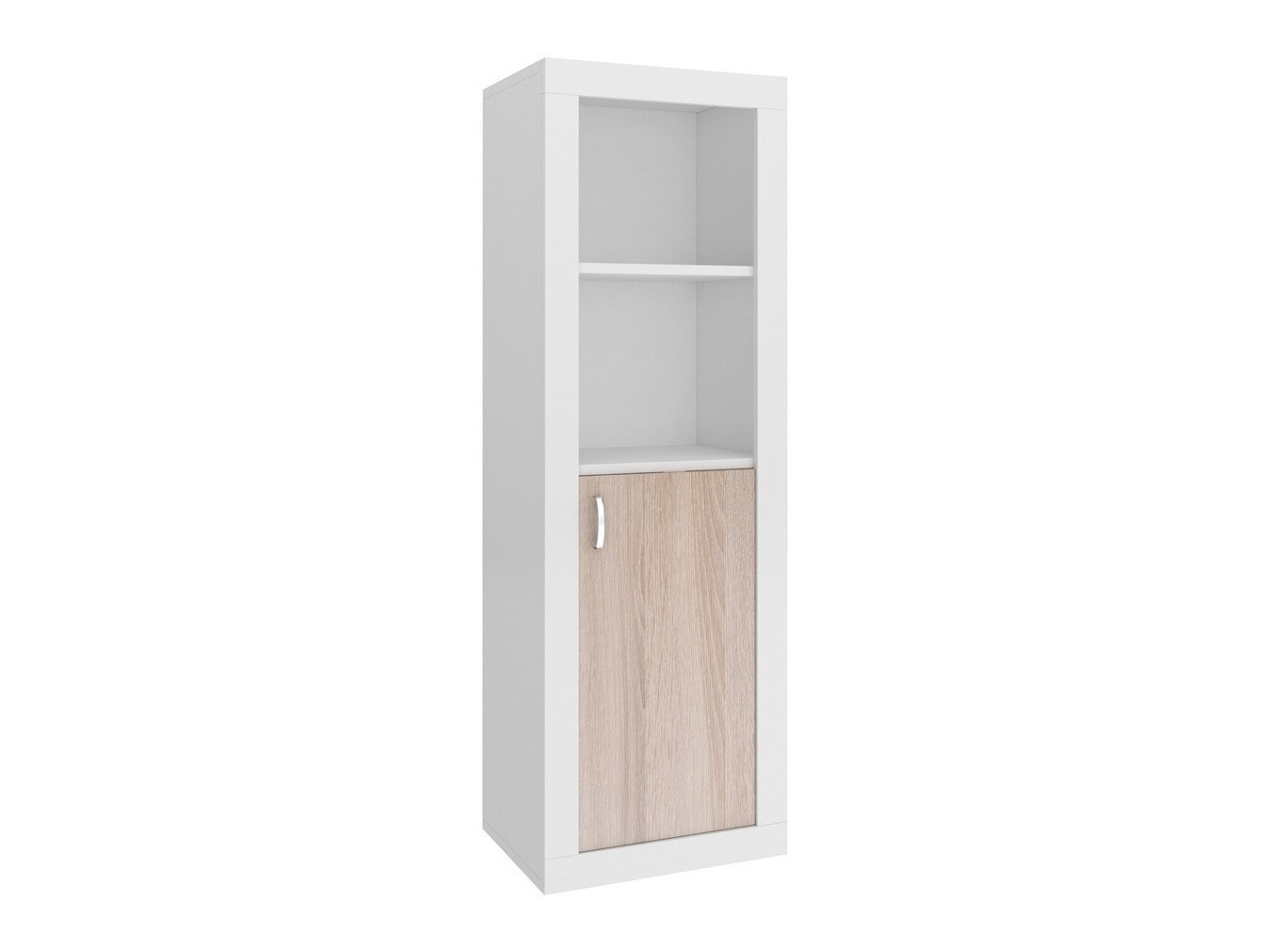 Етажерка Tentive 105 (Бял + Сонома дъб)