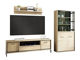 Комплект за хол Etrmoni 119 (Ярък дърво)