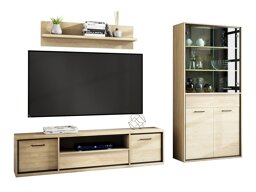 Комплект за хол Etrmoni 119 (Ярък дърво)