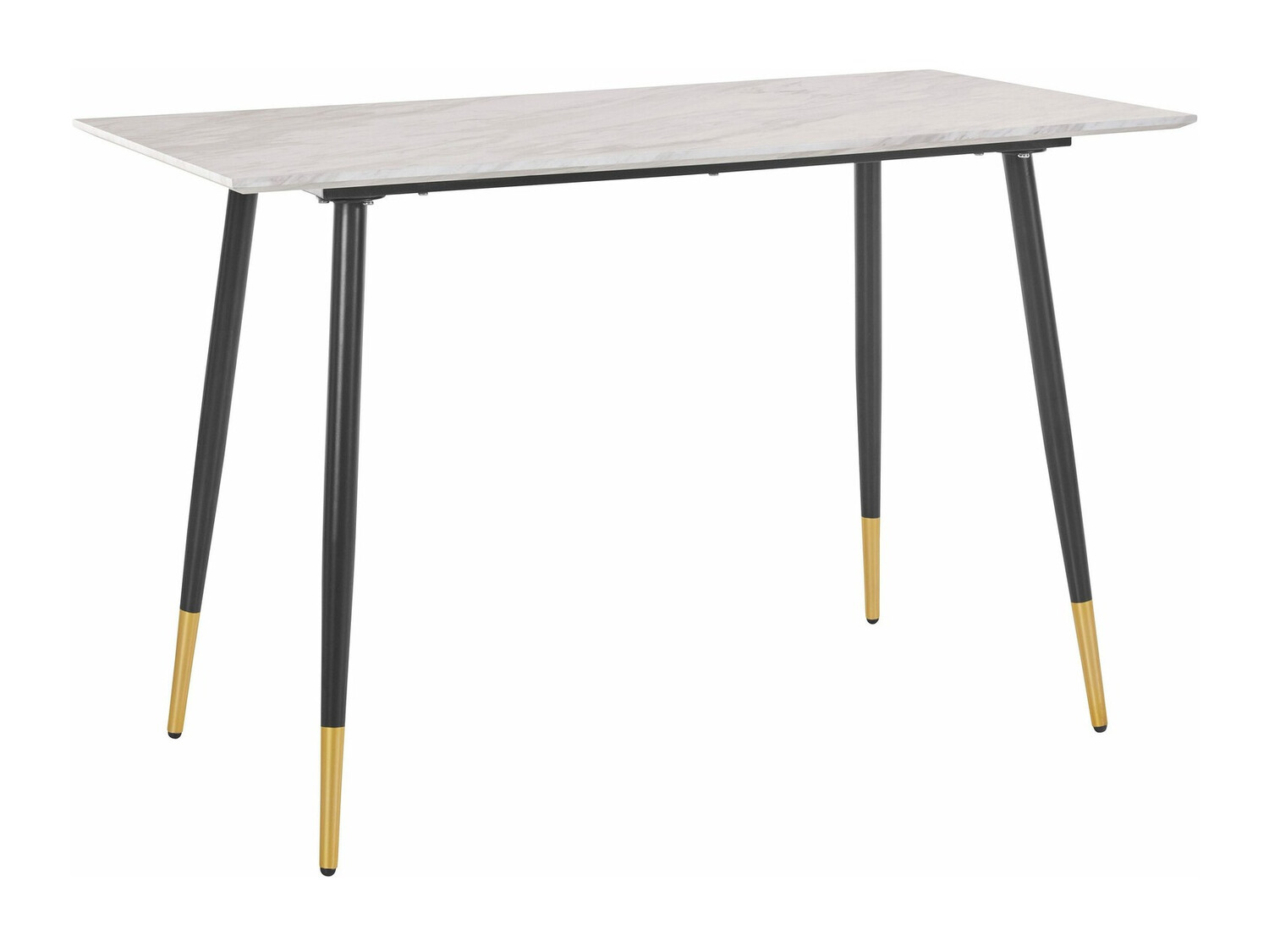 Офис бюро Denton 484 (Черен + Сив мрамор)