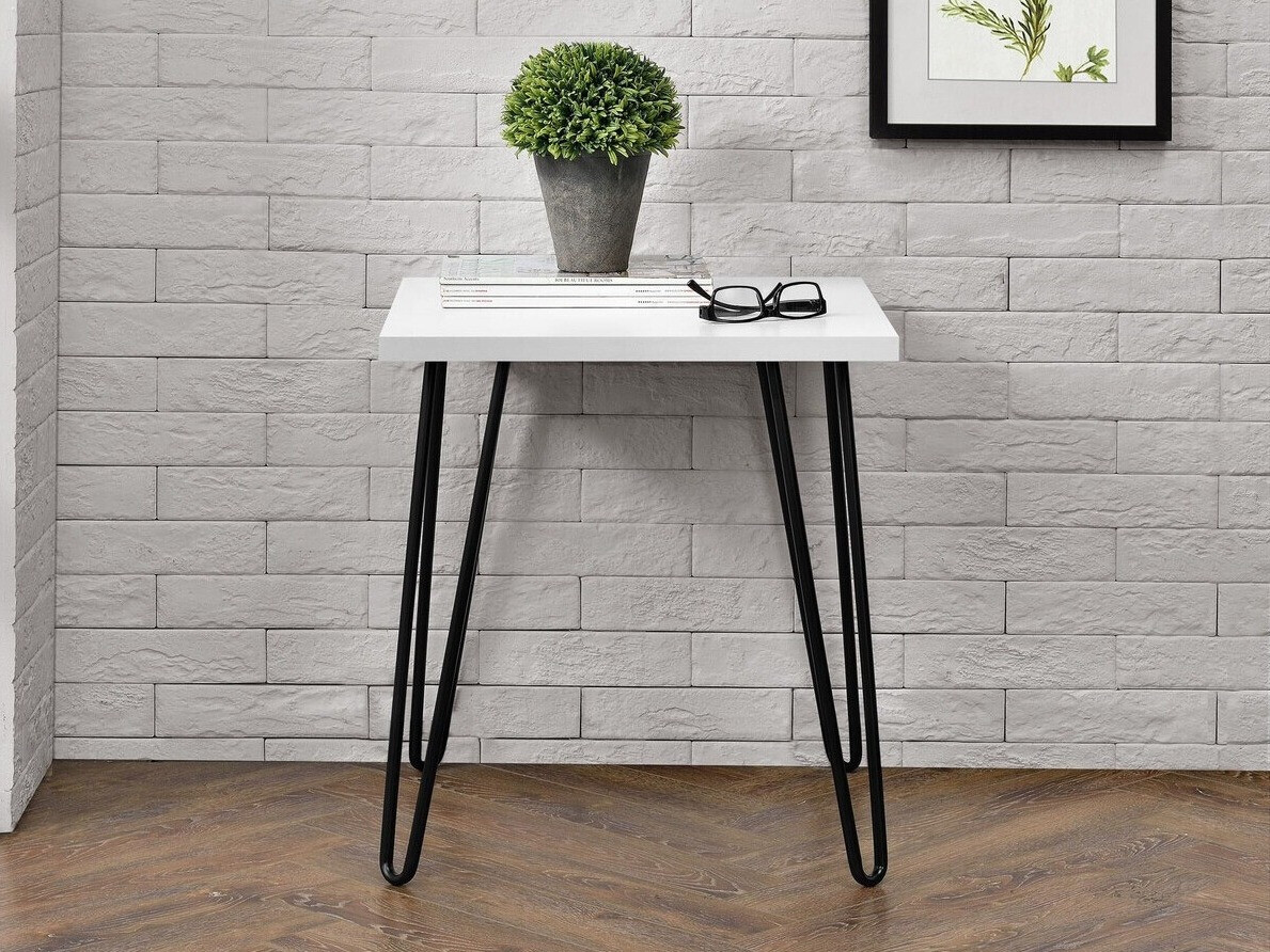 Помощна масичка Nutive 103 (Бял)