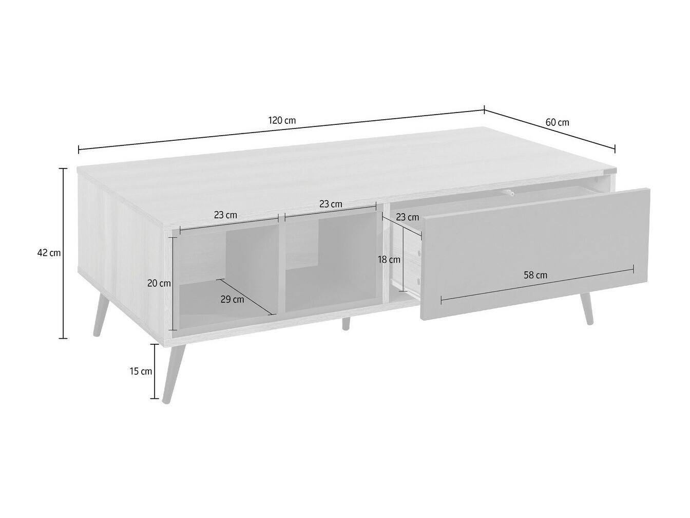 Масичка за кафе Denton 1437