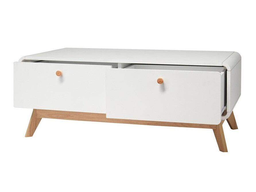 Масичка за кафе Elbtena 100 (Бял + Дъб)