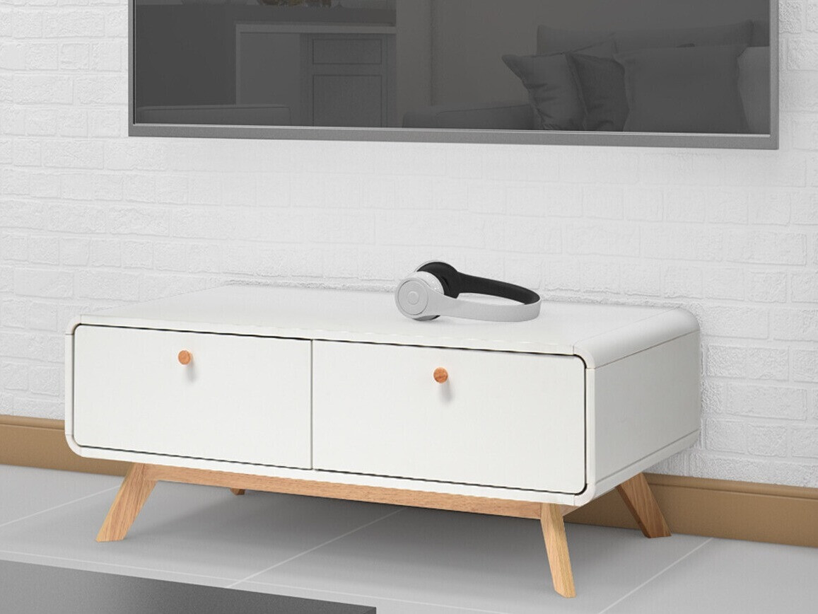 Масичка за кафе Elbtena 100 (Бял + Дъб)